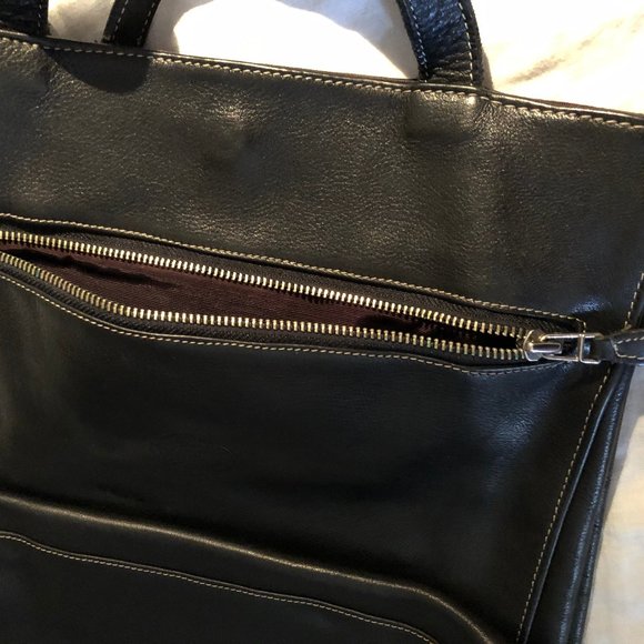 Vintage Roots Pebble Leather Tote - Picture 4 of 6